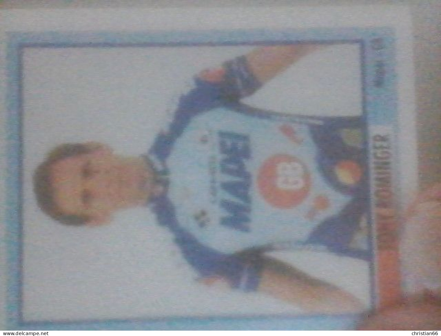 CYCLISME  : STICKER TONI ROMINGER (série MERLIN 78 EME GIRO) - Edition Française