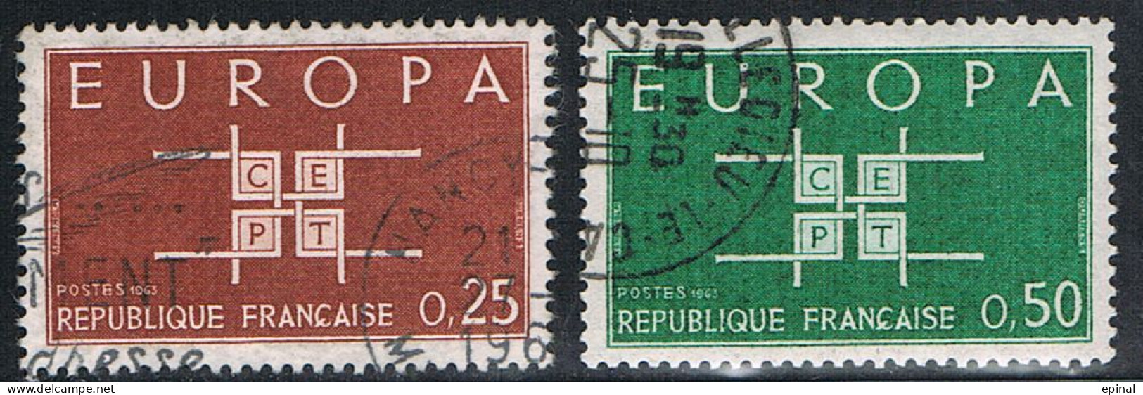 FRANCE : N° 1396 Et 1397 Oblitérés (Europa) - PRIX FIXE - - Gebraucht