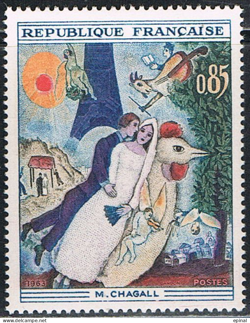 FRANCE : N° 1398 ** (Oeuvre De Chagall) - PRIX FIXE - - Neufs