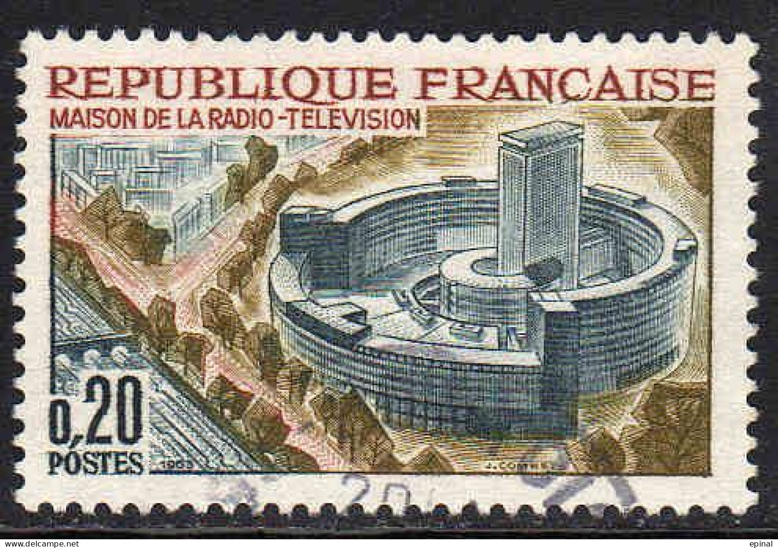 FRANCE : N° 1402 Oblitéré (Maison De La Radio à Paris) - PRIX FIXE - - Used Stamps