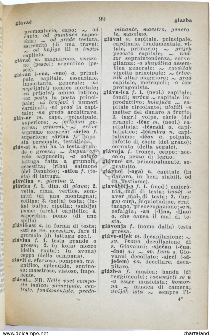 Manuali Hoepli - G. Androvic - Dizionario Lingue Italiana E Croata - 1^ Ed. 1943 - Andere & Zonder Classificatie