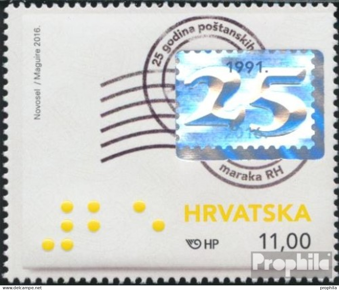 Kroatien 1241 (kompl.Ausg.) Postfrisch 2016 Tag Der Briefmarke - Kroatien