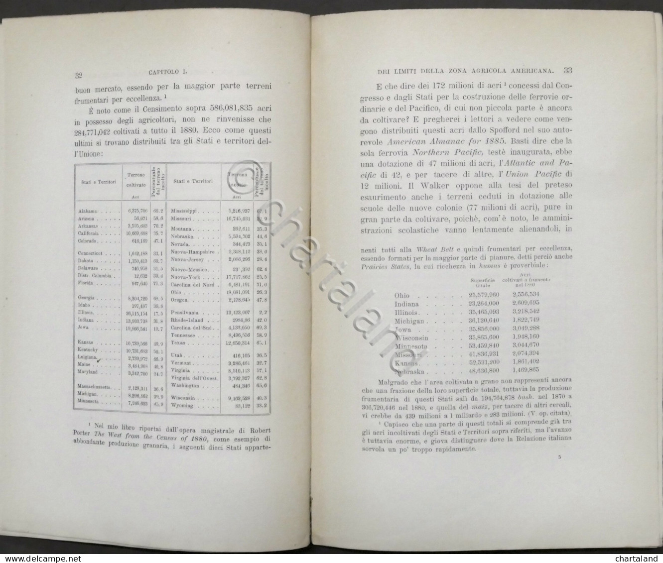 E. Rossi - Nuove Notizie Sulla Concorrenza Agraria Transatlantica - 1886 - Autres & Non Classés