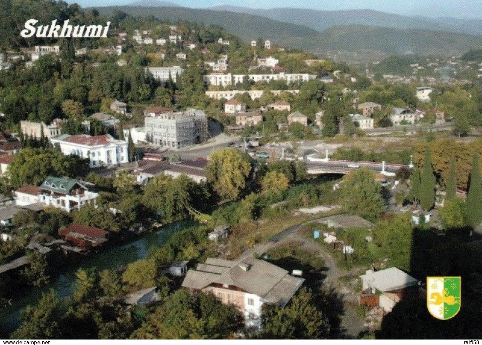 1 AK Abchasien - Autonome Republik (Georgien) * Blick Auf Sochumi Die Hauptstadt Von Abchasien - Luftbildaufnahme * - Géorgie