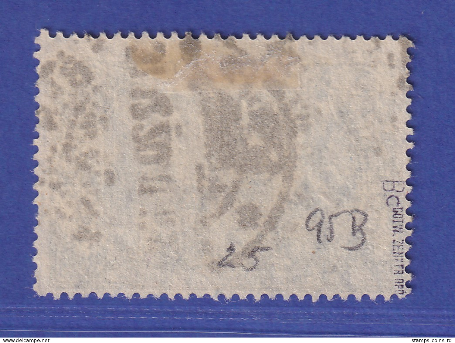 Dt. Reich 2 Mark Kriegsdruck Mi.-Nr. 95 B II C  Gestempelt Gepr. ZENKER BPP - Usados