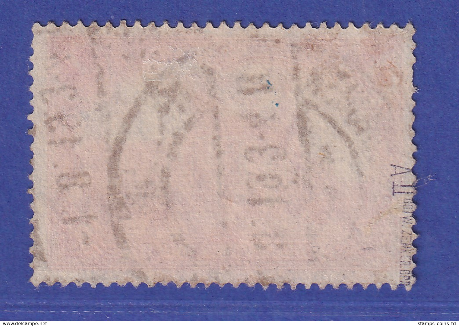 Dt. Reich 1 Mark Kriegsdruck Mi.-Nr. 94 A II  Gestempelt Gepr. ZENKER BPP - Gebraucht