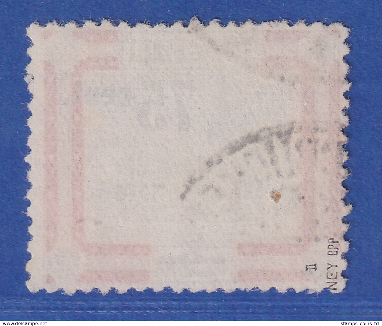 Saar 75 Cent Aufdruck Blau Mi.-Nr. 79A II Gestempelt Gepr. NEY BPP - Used Stamps