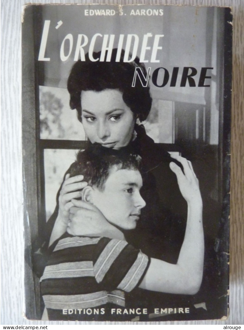 L'Orchidée Noire, Edward S.Aarons, Film De Carlo Ponti, 1959, Illustré Des Photos Du Film - Kino/Fernsehen