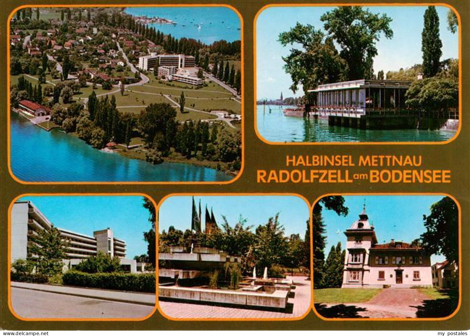 73938182 Radolfzell_Bodensee Fliegeraufnahme Strandcafe Mettnau Kuranlagen - Radolfzell