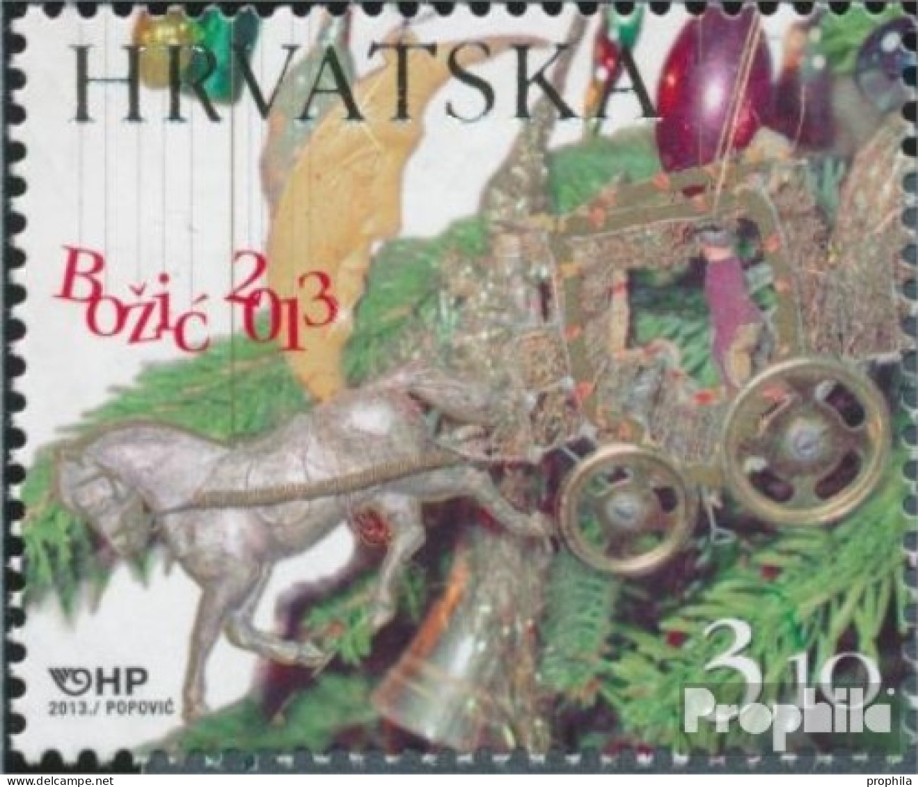 Kroatien 1104 (kompl.Ausg.) Postfrisch 2013 Weihnachten - Kroatien