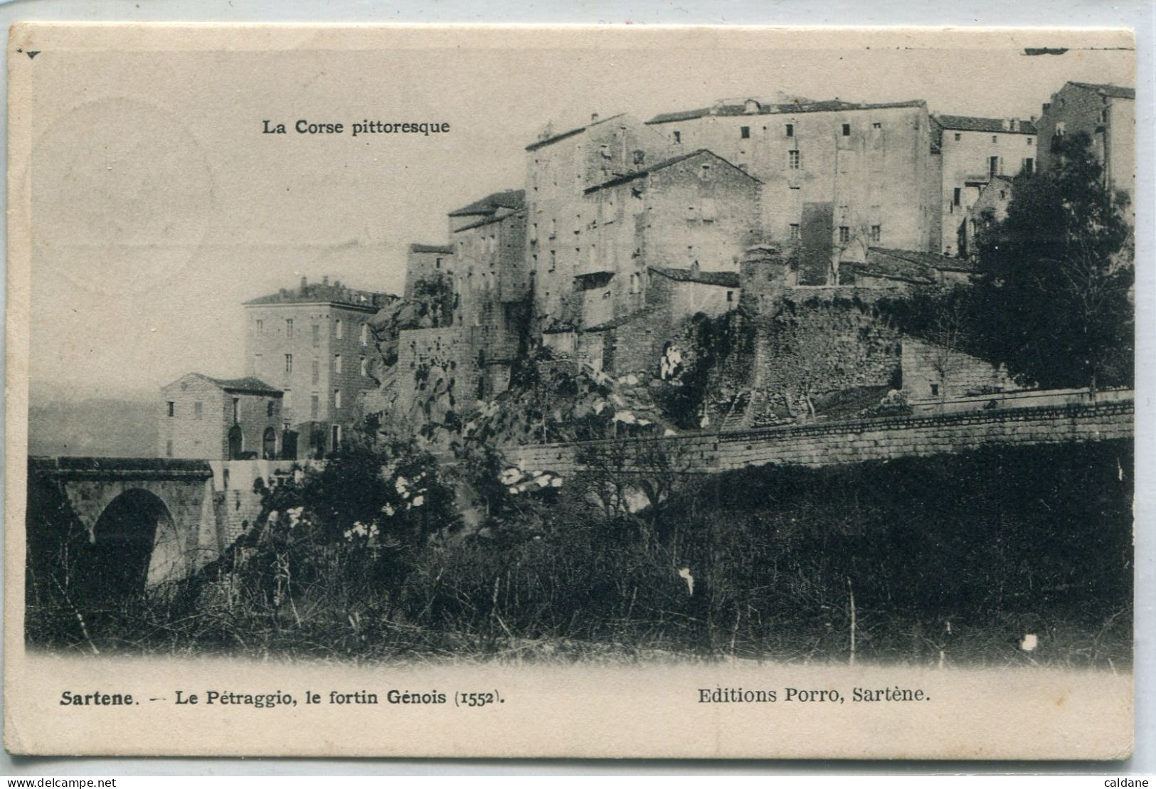 2A- CORSE - SARTENE - Le Petraggio,le Fortin Genois - Sartene