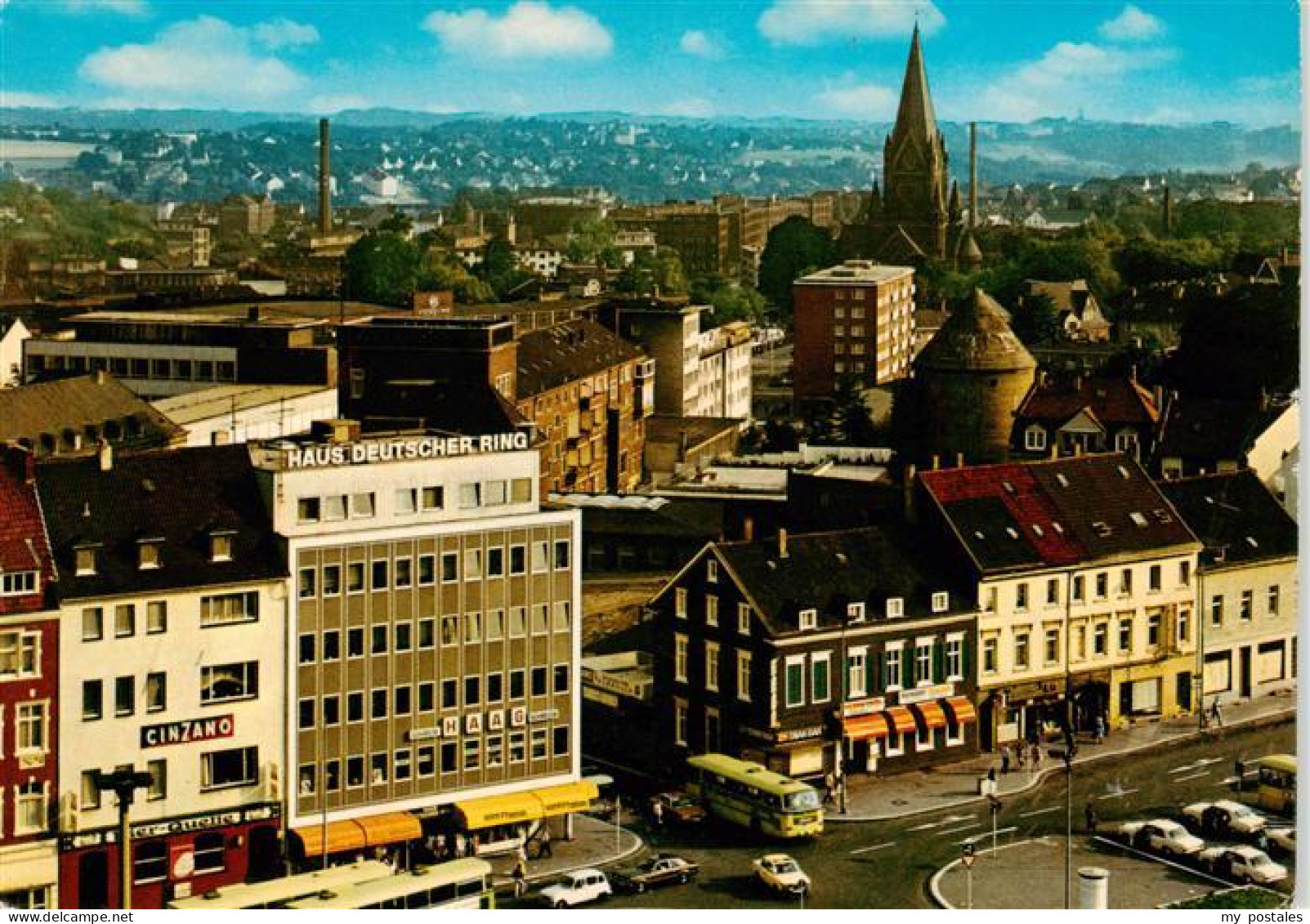 73937927 Solingen Neumarkt Und Blick Auf Lutherkirche - Solingen