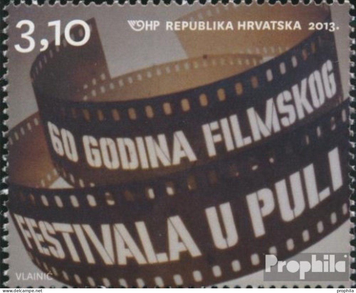 Kroatien 1086 (kompl.Ausg.) Postfrisch 2013 Filmfestival - Croacia