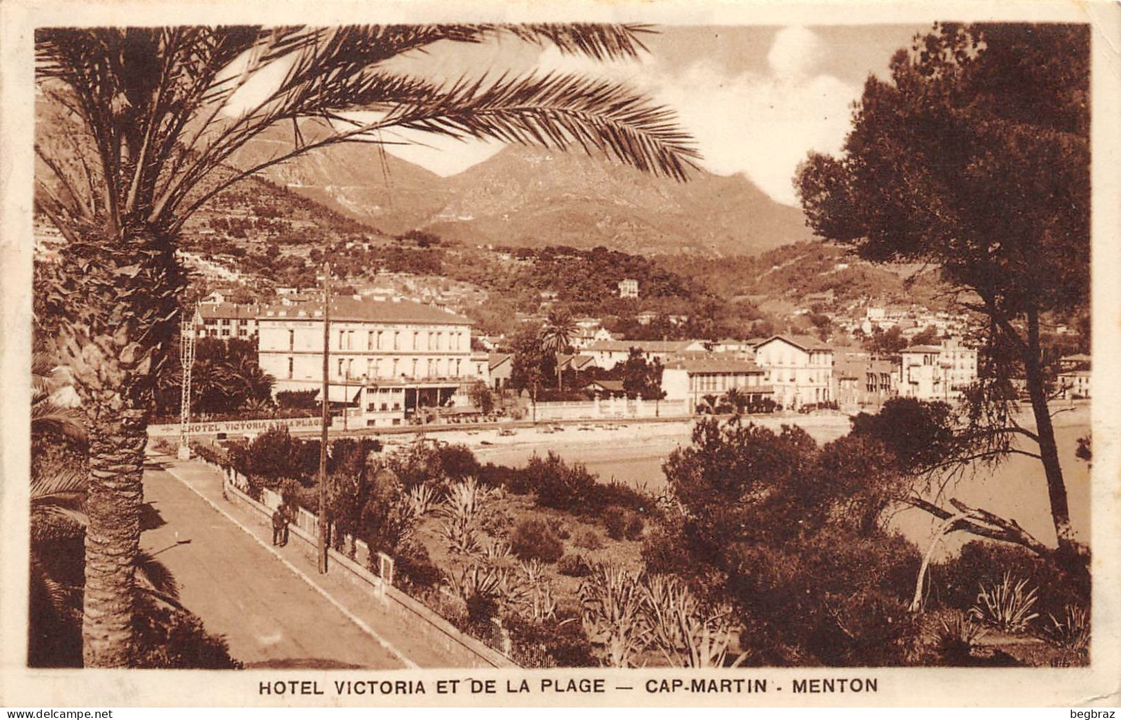 CAP MARTIN   MENTON    HOTEL VICTORIA - Roquebrune-Cap-Martin