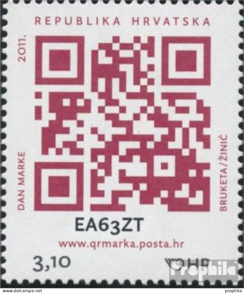 Kroatien 1004 (kompl.Ausg.) Postfrisch 2011 Tag Der Briefmarke - Croacia