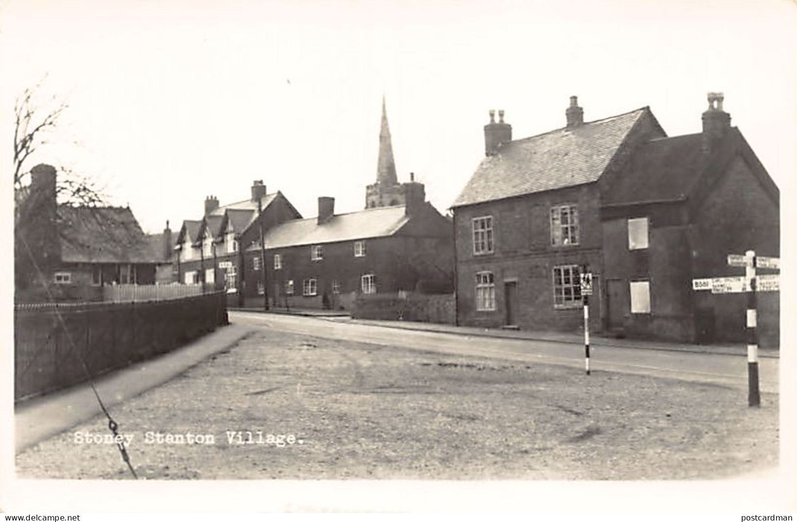 England - STONEY STANTON - Real Photo - Other & Unclassified