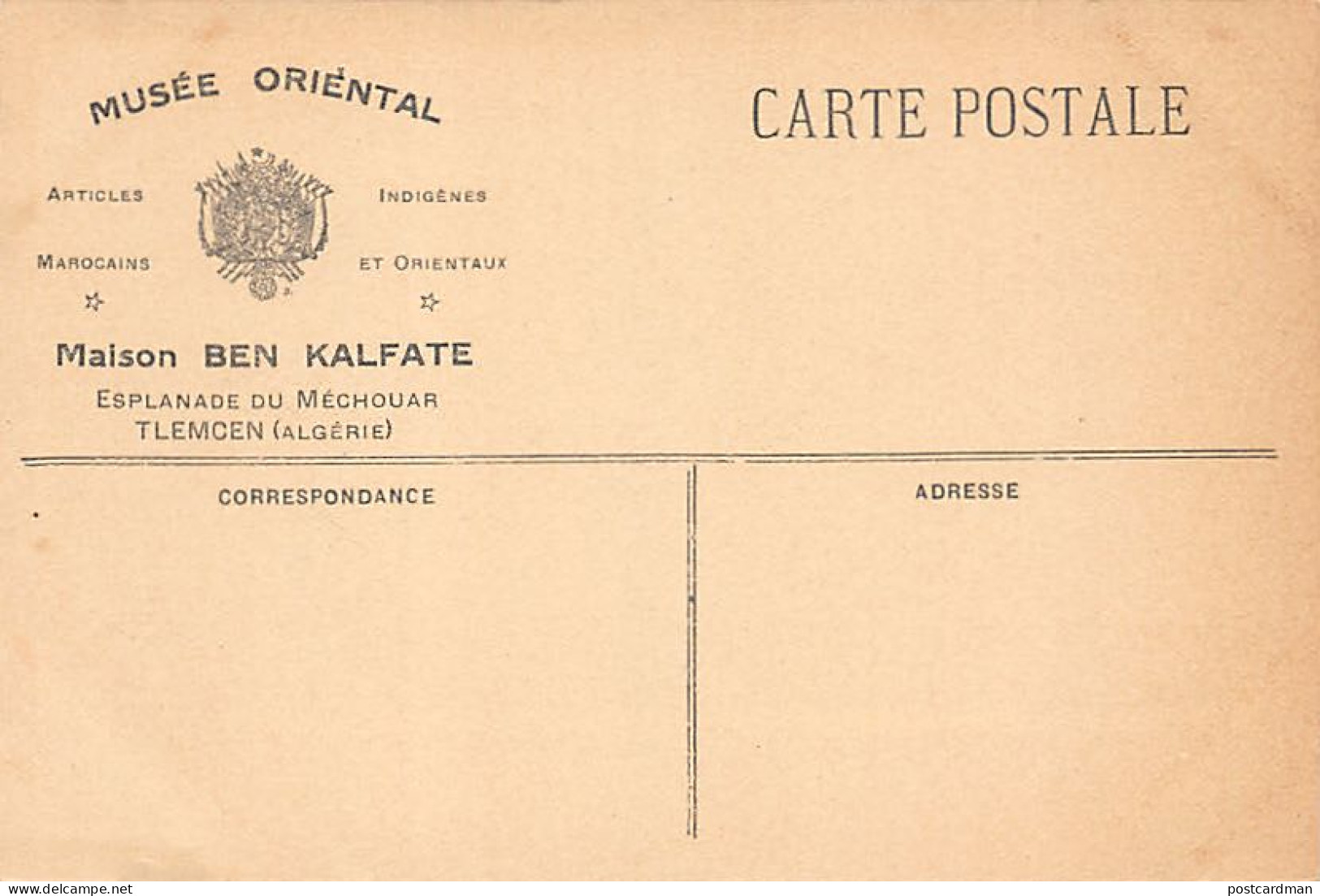 Algérie - Foire Exposition De TLEMCEN 1927 - Stand De La Maison Ben Kalfate - Ed. Musée Oriental  - Tlemcen