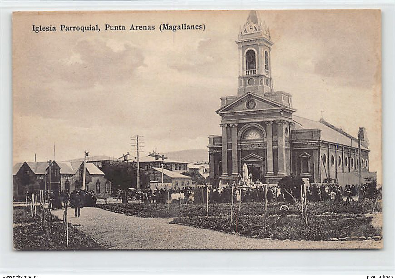 Chile - PUNTA ARENAS - Iglesia Parroquial (La Postal Está Despegada.) - Ed. C. Veiga  - Cile