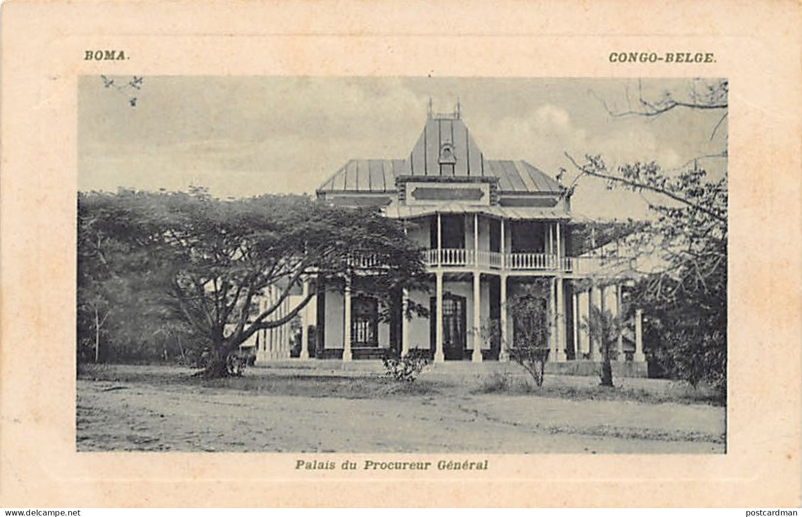 Congo Kinshasa - BOMA - Palais Du Procureur Général - Ed. J.P.L.W. 507 - Belgisch-Kongo