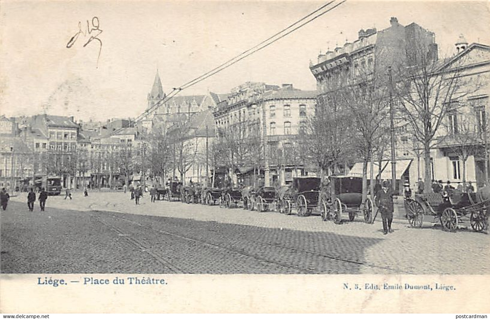 LIÈGE - Place Du Théâtre - Ed. E. Dumont 5 - Lüttich