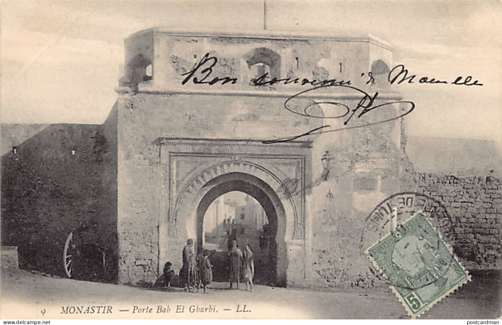 MONASTIR - Porte Bab El Gharbi - Ed. LL 9 - Tunisie