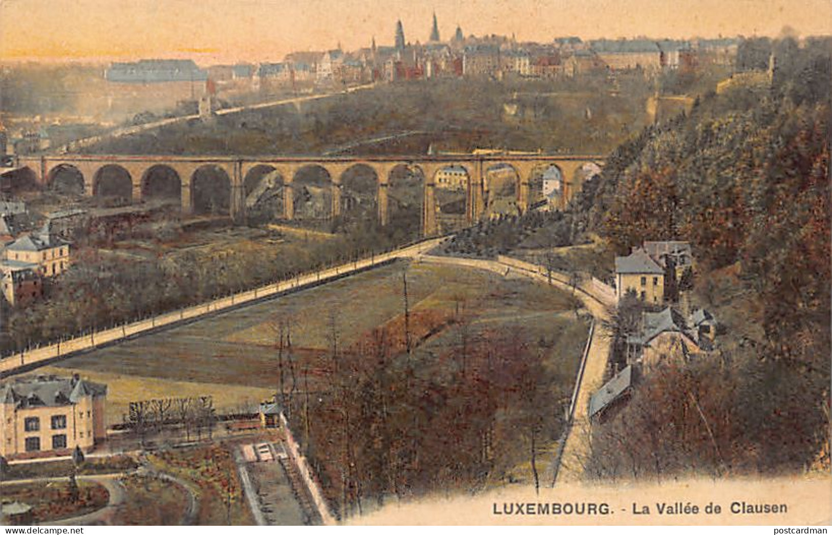 LUXEMBOURG-VILLE - La Vallée De Clausen - Ed. P. C. Schoren  - Luxemburg - Stad
