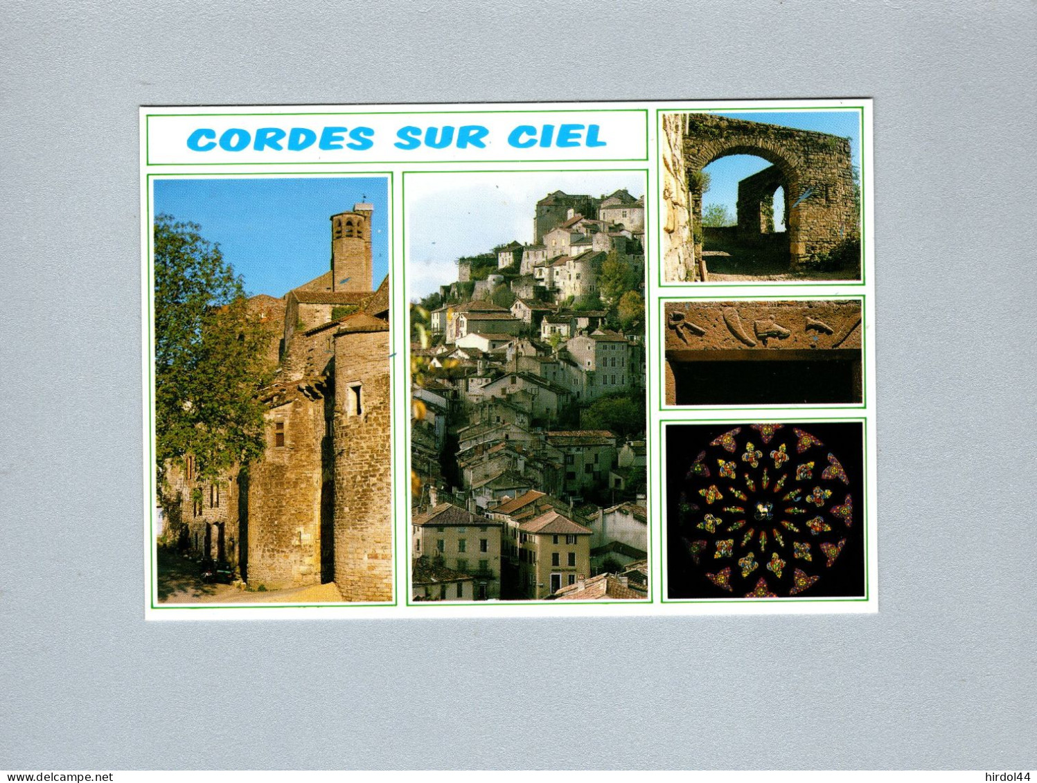 Cordes (81) : Porte De La Jane, Le Tuadou, Linteau Enseigne De La Maison Du Cordonnier, Rosace - Cordes