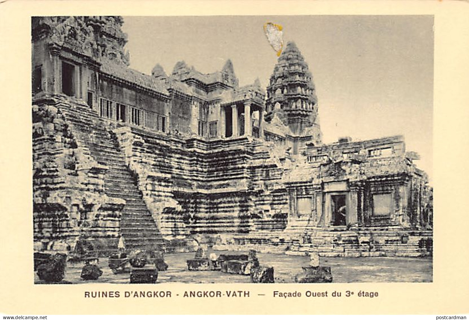 Cambodge - Ruines D'Angkor - ANGKOR VAT - Façade Ouest Du 3ème étage - Ed. Nadal  - Camboya