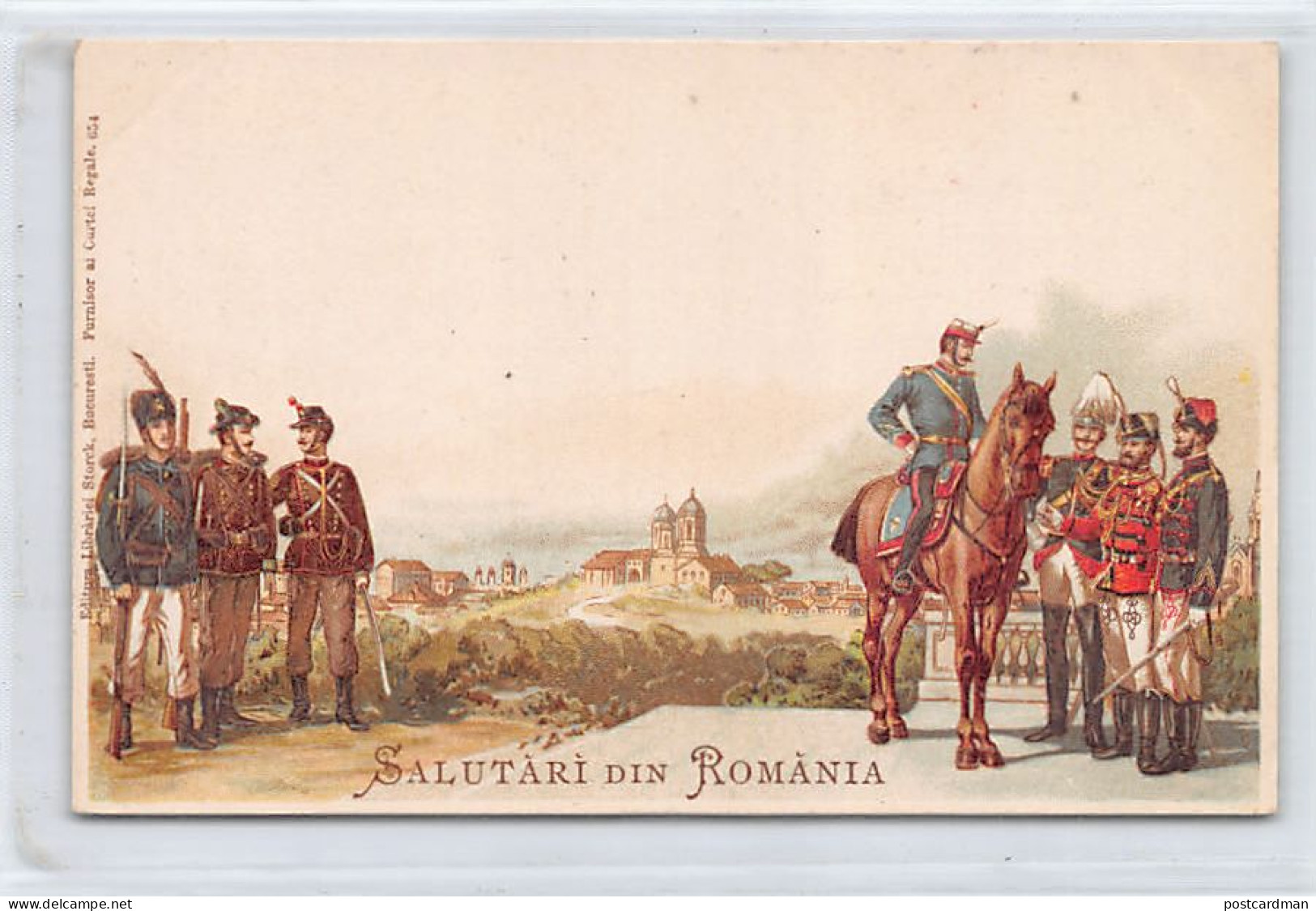 Romania - Armata Romana - The Romanian Army - LITHO - Ed. Librariei Storck - Roemenië