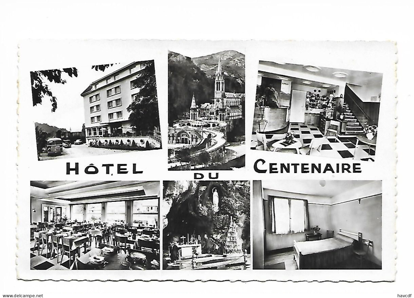 CPSM - Format 9 X 14 Cm - Edit. P. DOUCET - HÔTEL DU CENTENAIRE - LOURDES - Hotels & Gaststätten