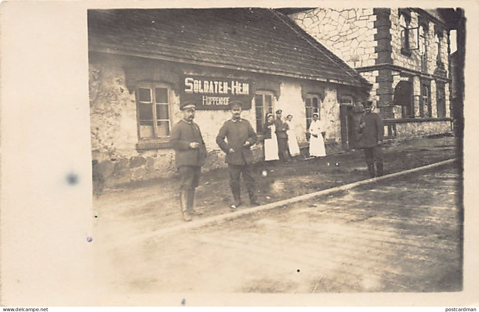 Latvia - APE Hoppenhof - German Army Soldiers' Home - REAL PHOTO World War One - Publ. Unknown  - Lettonia