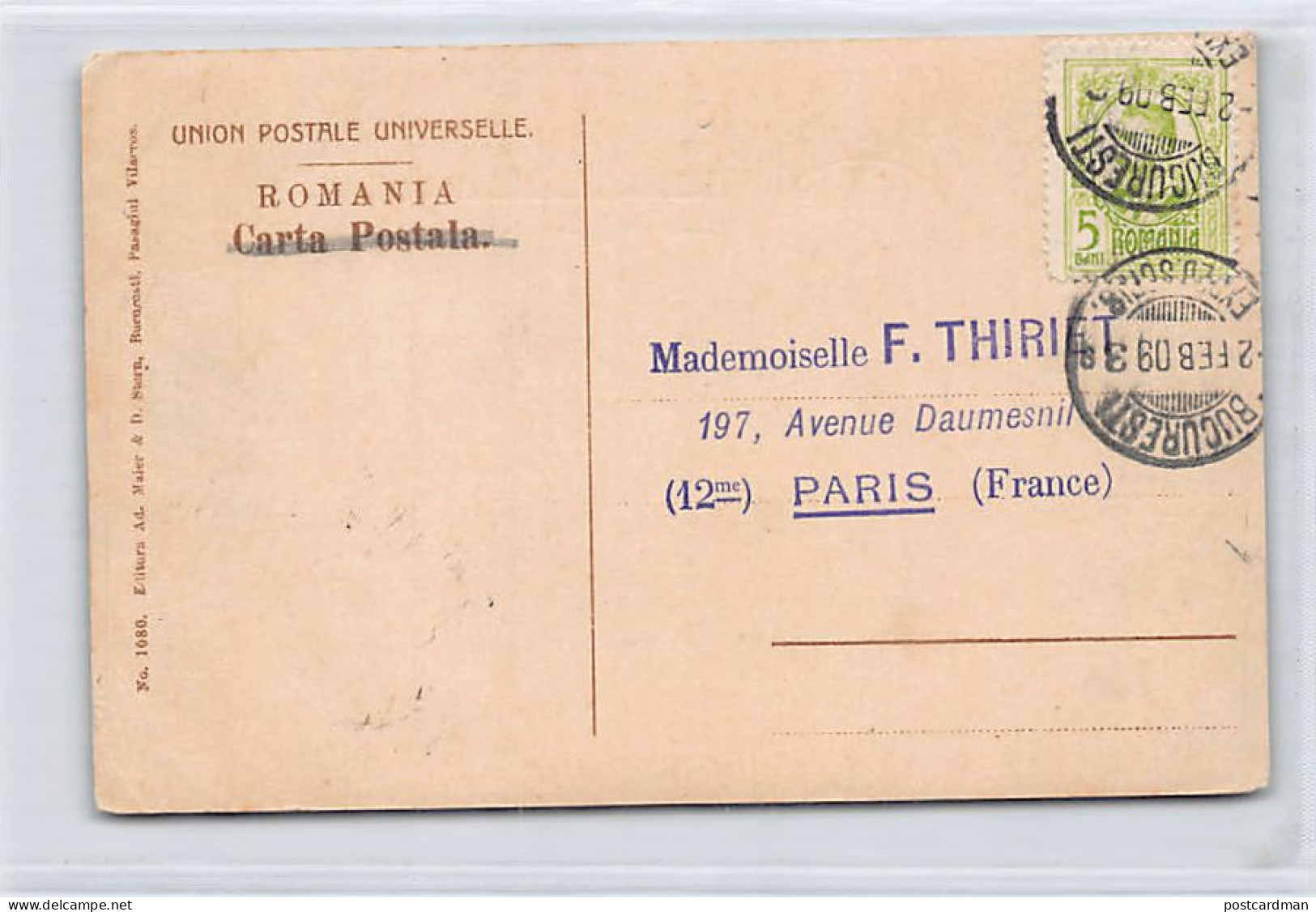 Romania - BUCUREȘTI - Cheiul Dambovitei - SEE SCANS FOR CONDITION - Ed. Ad. Maier & D. Stern 1080 - Rumänien