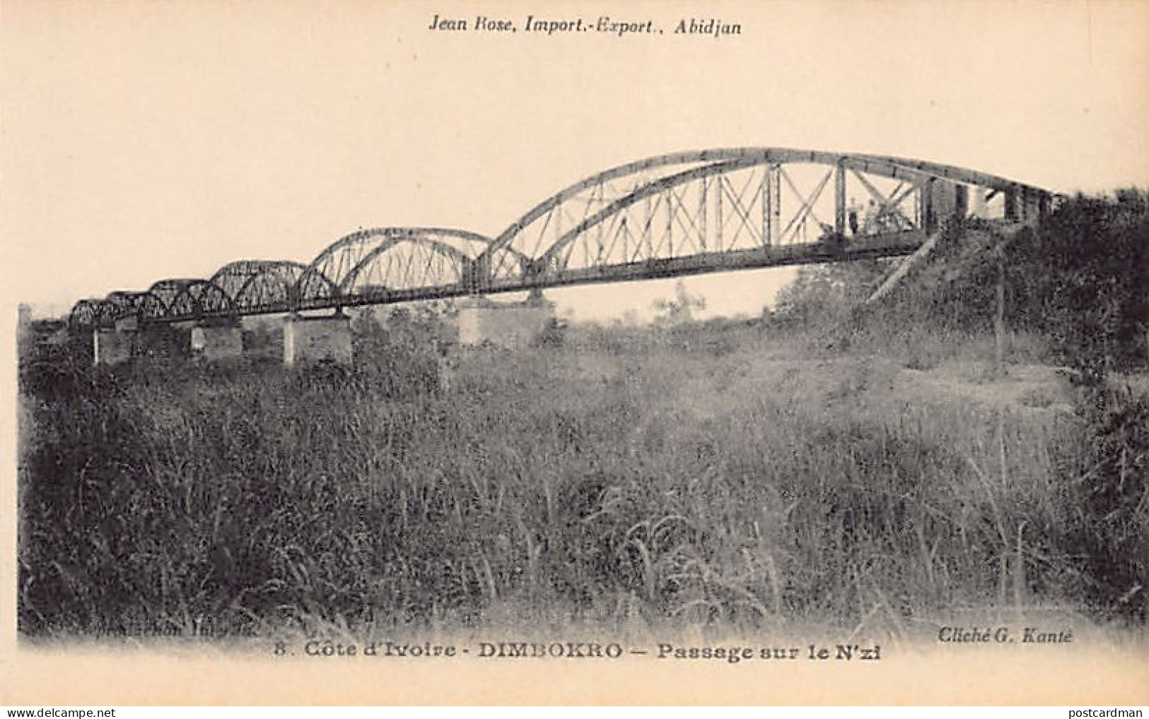 Côte D'Ivoire - DIMBOKRO - Pont De Chemin De Fer Sur Le N'zi - Cliché G. Kanté - Ed. Jean Rose 8 - Elfenbeinküste