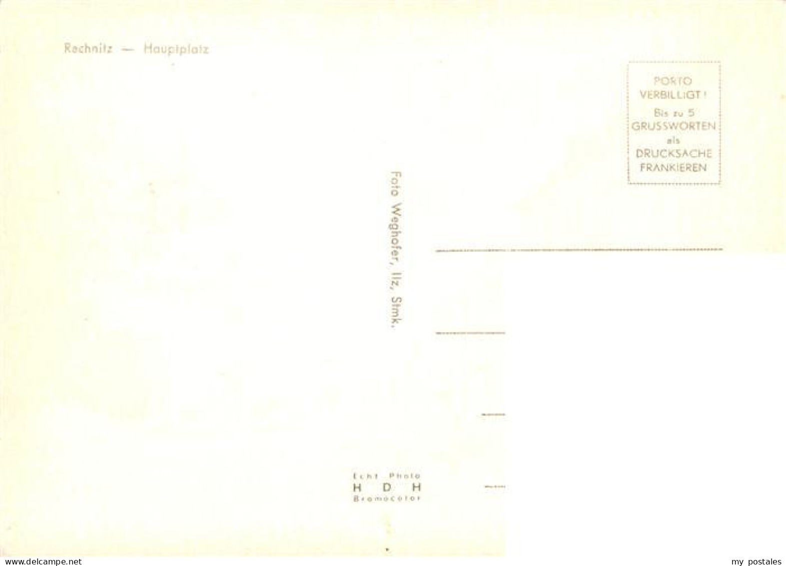 73937846 Rechnitz_Burgenland_AT Hauptplatz - Andere & Zonder Classificatie