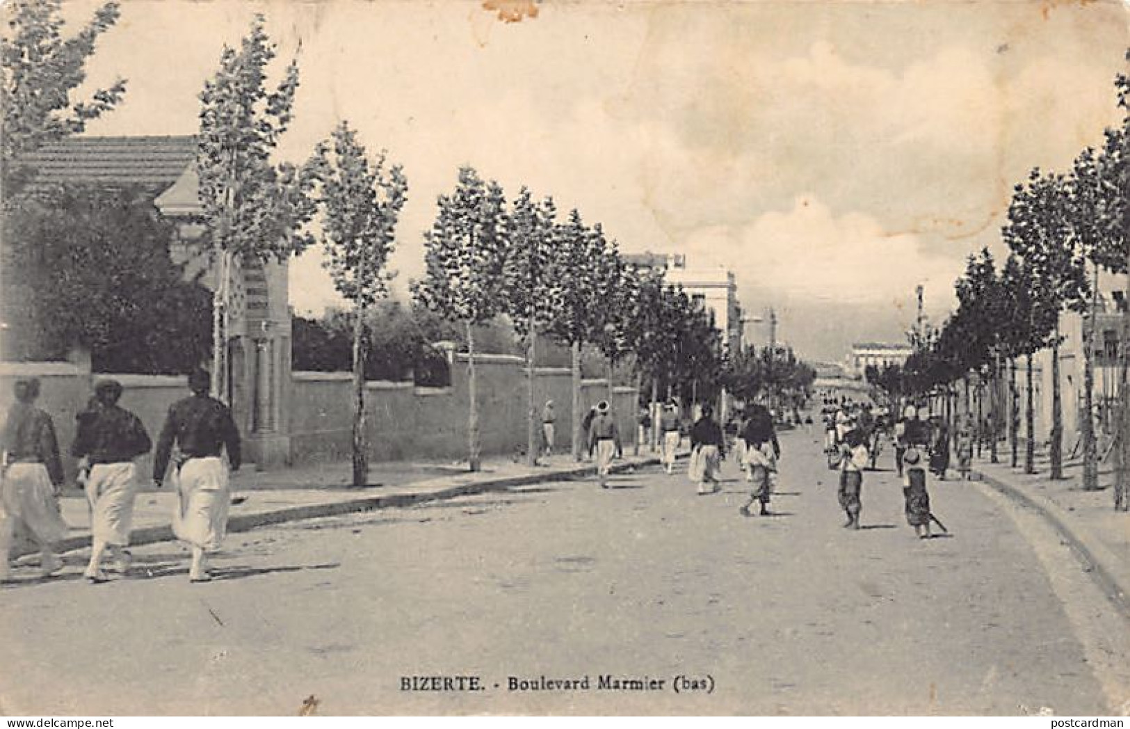 Tunisie - BIZERTE - Boulevard Marmier (bas) - Ed. Inconnu  - Tunesien