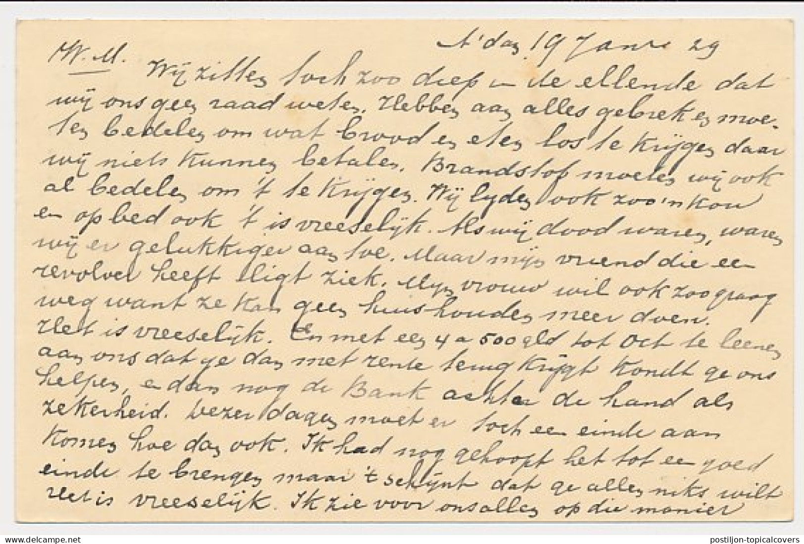 Bestellen Op Zondag - Amsterdam - Den Haag 1929 - Lettres & Documents