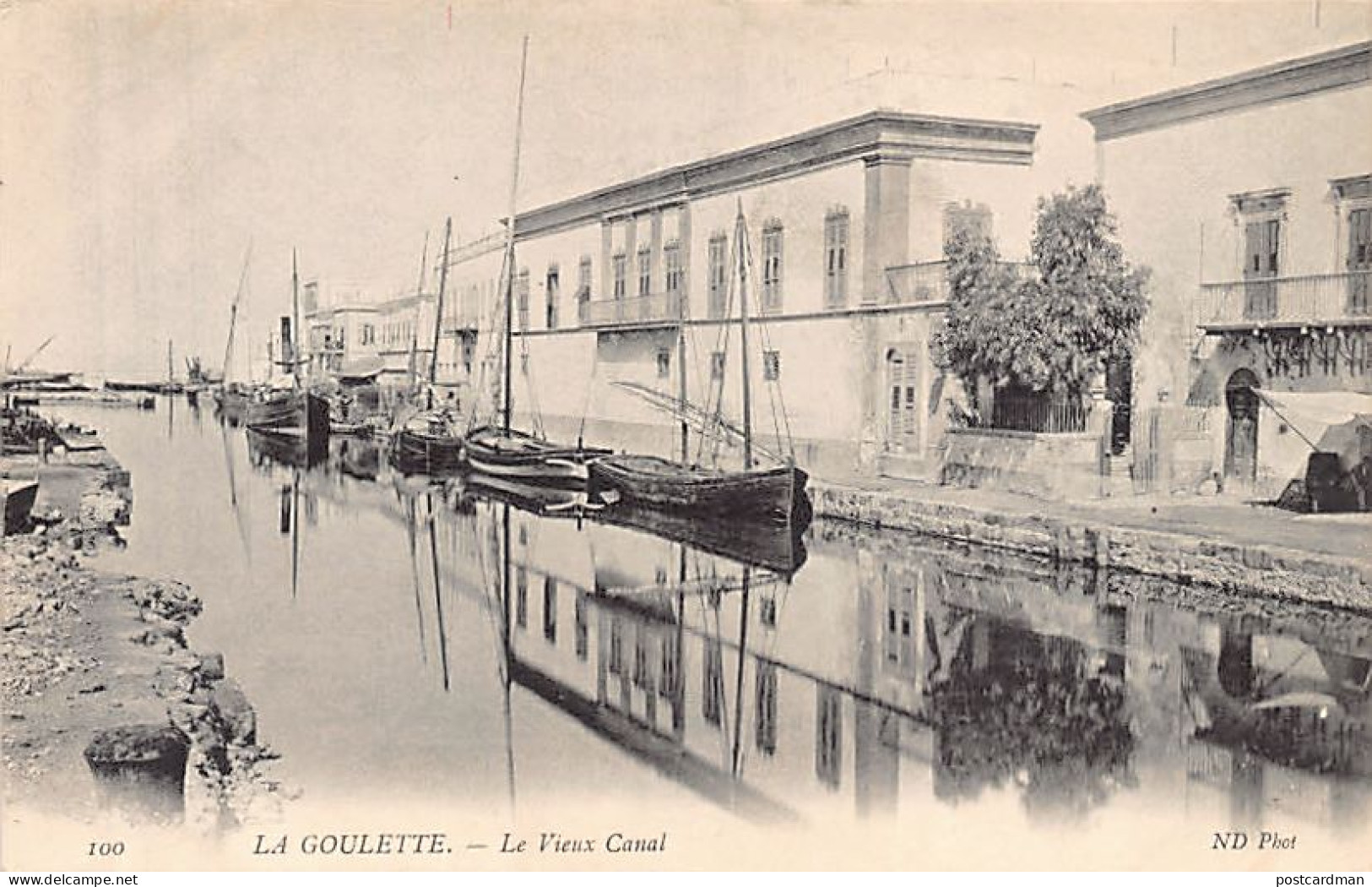 Tunisie - LA GOULETTE - Le Vieux Canal - Ed. ND Phot. 100 - Tunesien