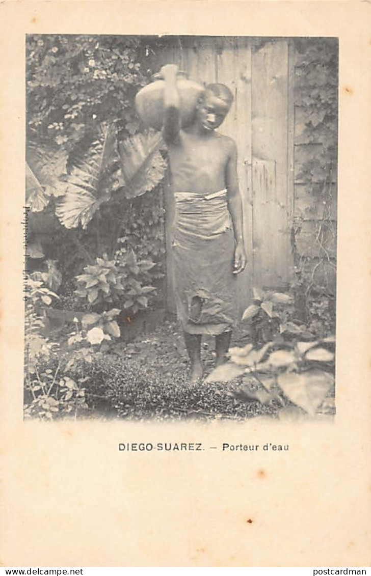 Madagascar - DIEGO SUAREZ - Porteur D'eau - Ed. E. Laudié  - Madagascar