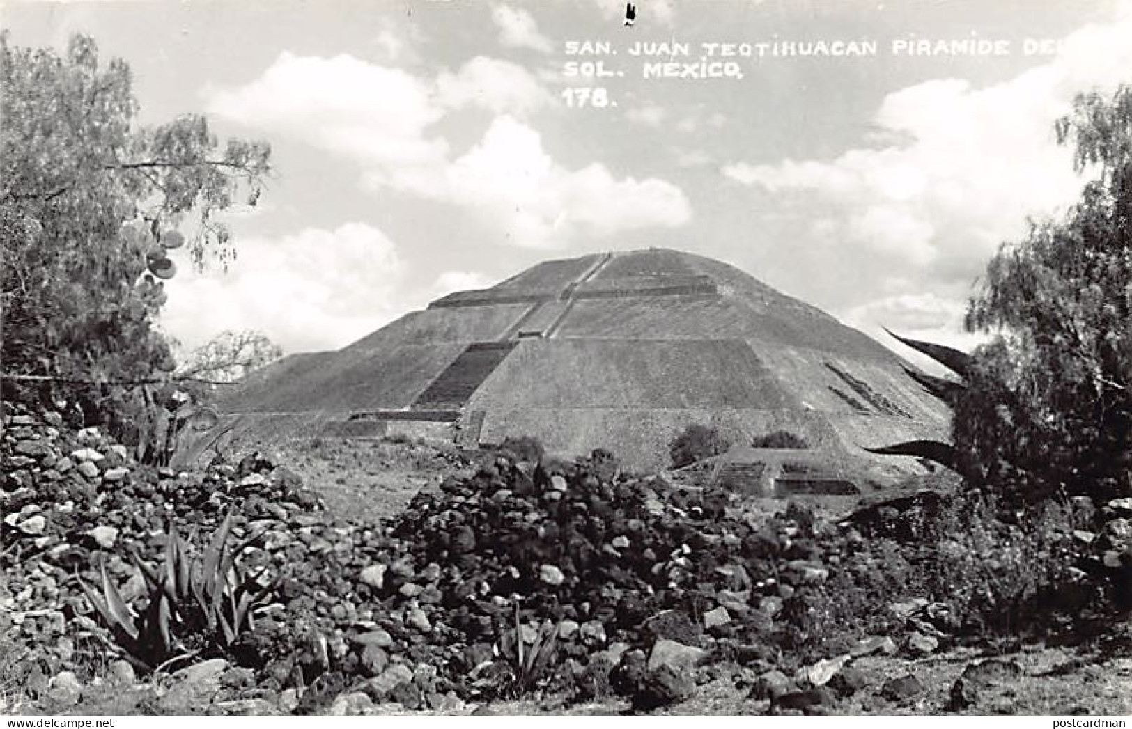 México - SAN JUAN TEOTIHUACAN - Piramide Del Sold - REAL PHOTO Foto - Ed. Desconocido 178 - Mexique
