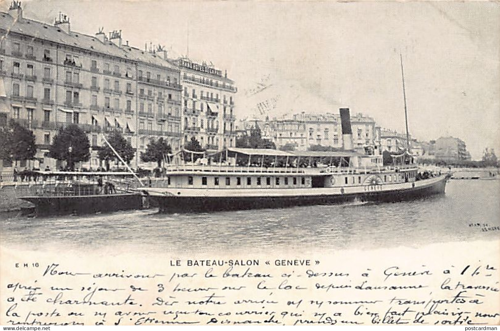 GENÈVE - Bateau-Salon Genève - Ed. E.H. 16 - Genève