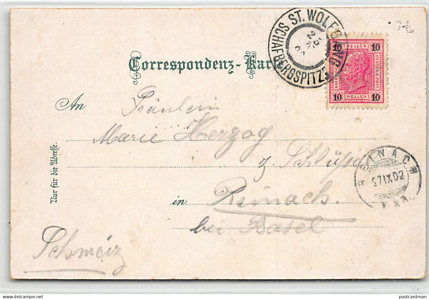 Österreich - SCHAFBERG Salzkammergut-Berge (S) Hotel Am Schafberg - Litho - Jahr 1902 - Other & Unclassified