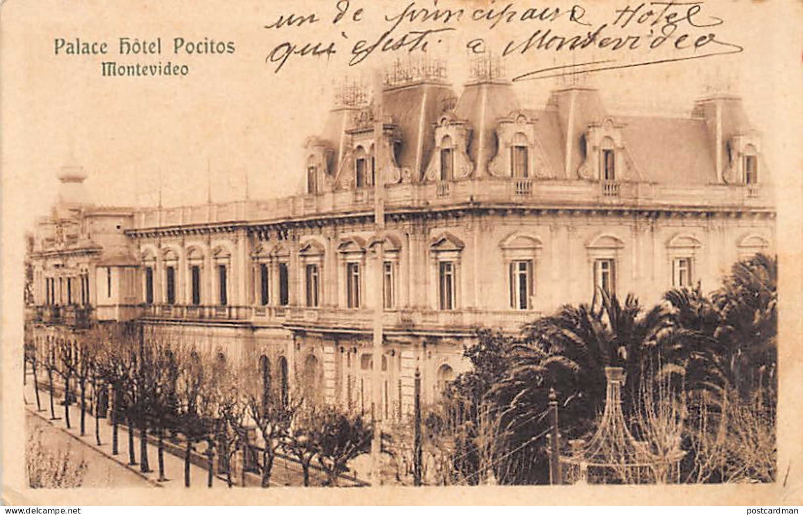 Uruguay - MONTEVIDEO - Palace Hotel Pocitos - Ed. Desconocido  - Uruguay