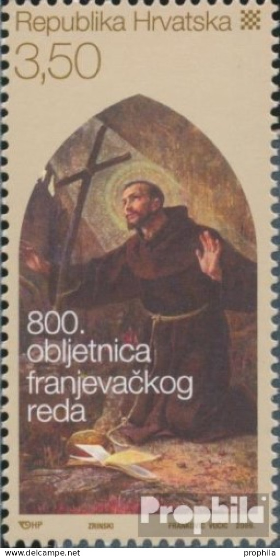 Kroatien 918 (kompl.Ausg.) Postfrisch 2009 Franziskanerorden - Croacia