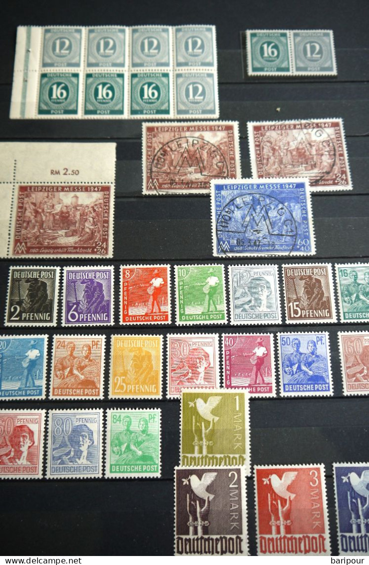 Sammlung All. Besetzung Gemeinschaftsausgaben 1946-1948 Postfrisch/gestempelt - Postfris