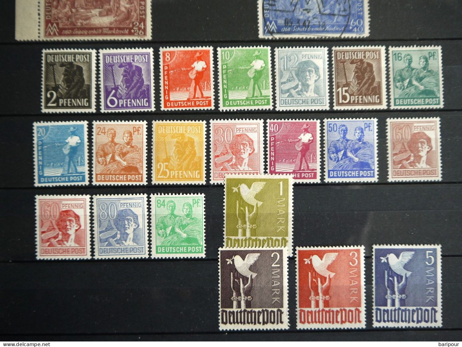 Sammlung All. Besetzung Gemeinschaftsausgaben 1946-1948 Postfrisch/gestempelt - Mint