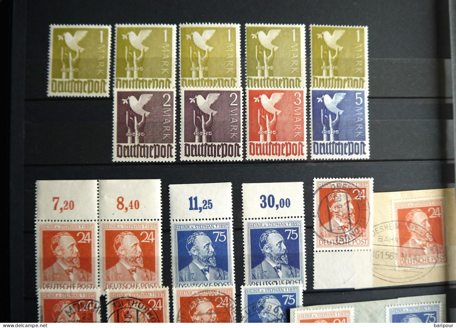 Sammlung All. Besetzung Gemeinschaftsausgaben 1946-1948 Postfrisch/gestempelt - Mint