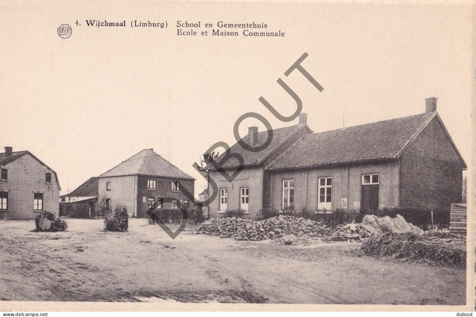 Postkaart - Carte Postale -Wijchmaal - School En Gemeentehuis   (C5887) - Peer