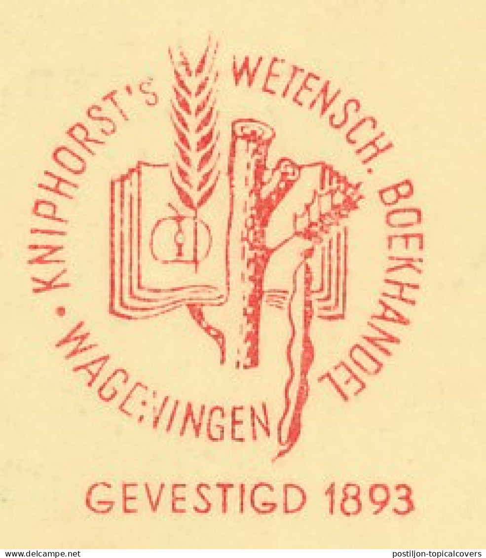 Registered Meter Card Netherlands 1963 Book - Herbarium - Wageningen - Arbres
