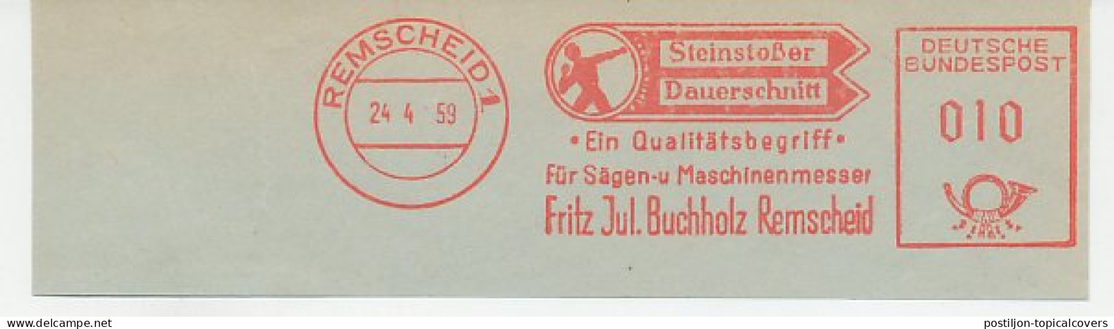 Meter Cut Germany 1959 Shot Put - Otros & Sin Clasificación