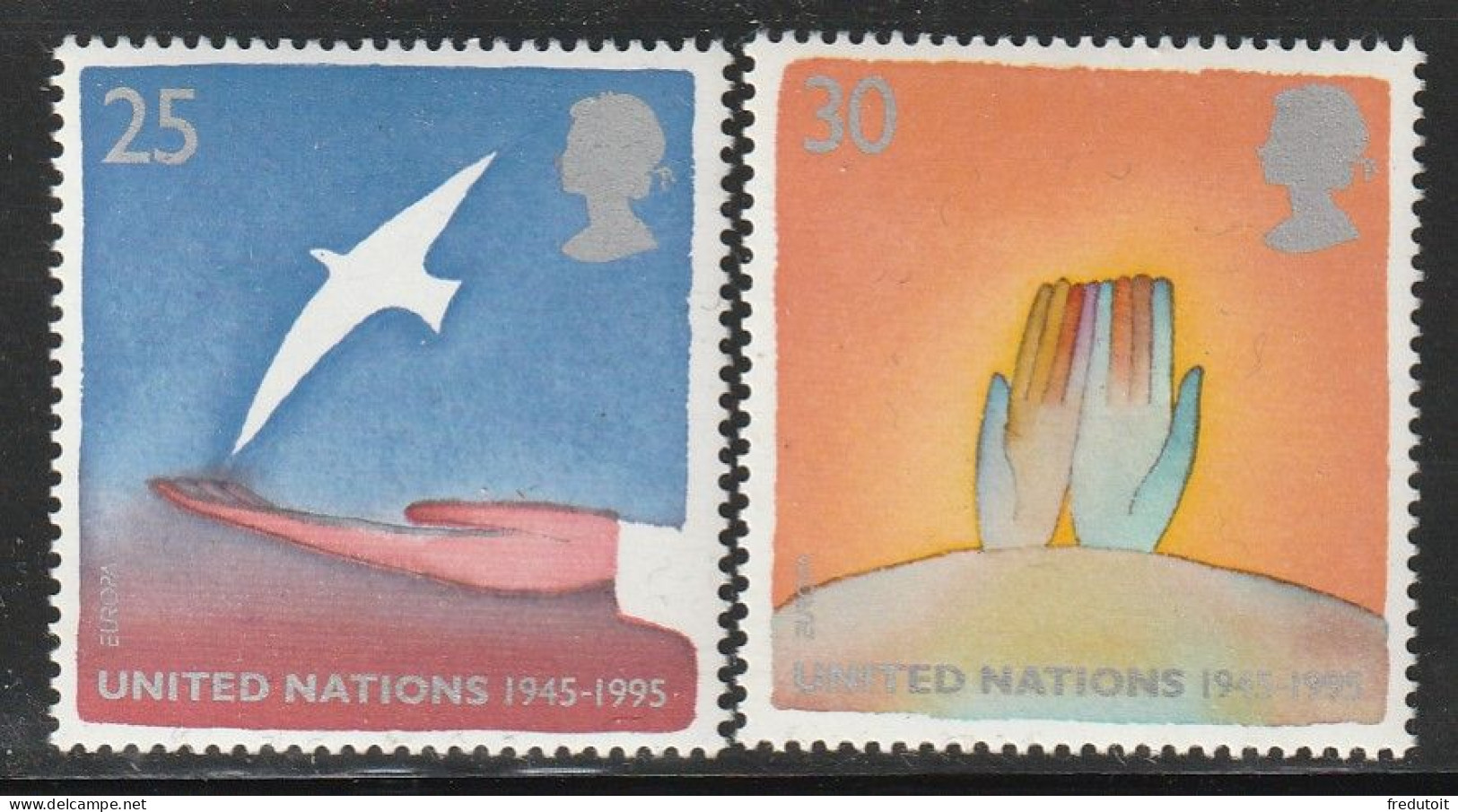 GRANDE BRETAGNE - N°1819/20 ** (1995) Europa - Unused Stamps